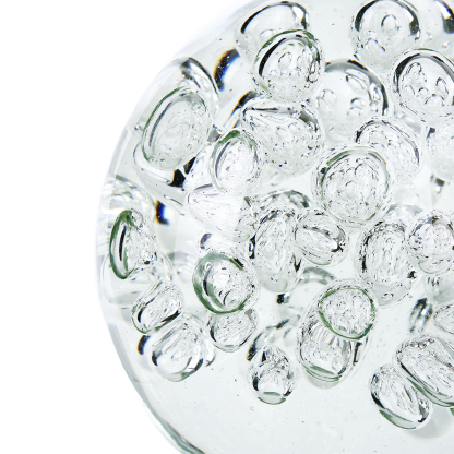 81038C	 D5.5" - GLASS BALL PAPERWEIGHT