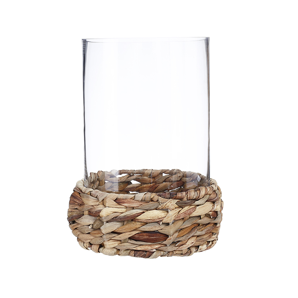 *D8.1"H9.4" - GLASS VASE