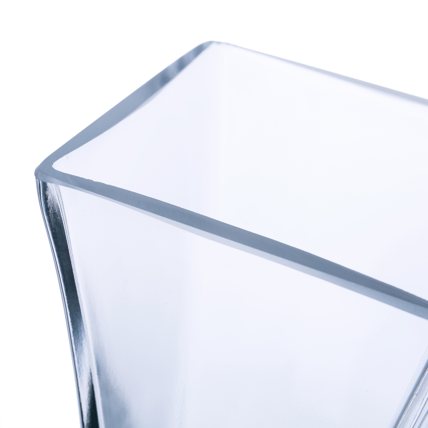 64032	 L3"W3"H8" - GLASS VASE
