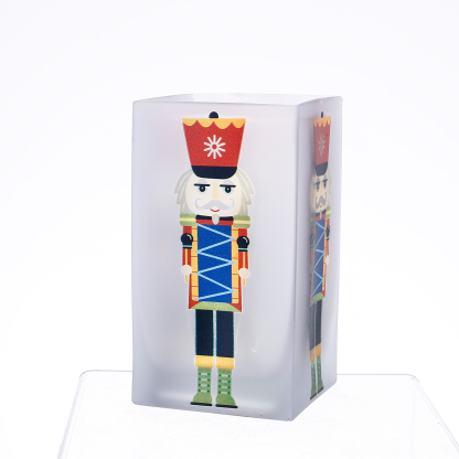 86026ASST	 L3.5W3.5H6.3" - ASSORTED CHRISTMAS GLASS VASES