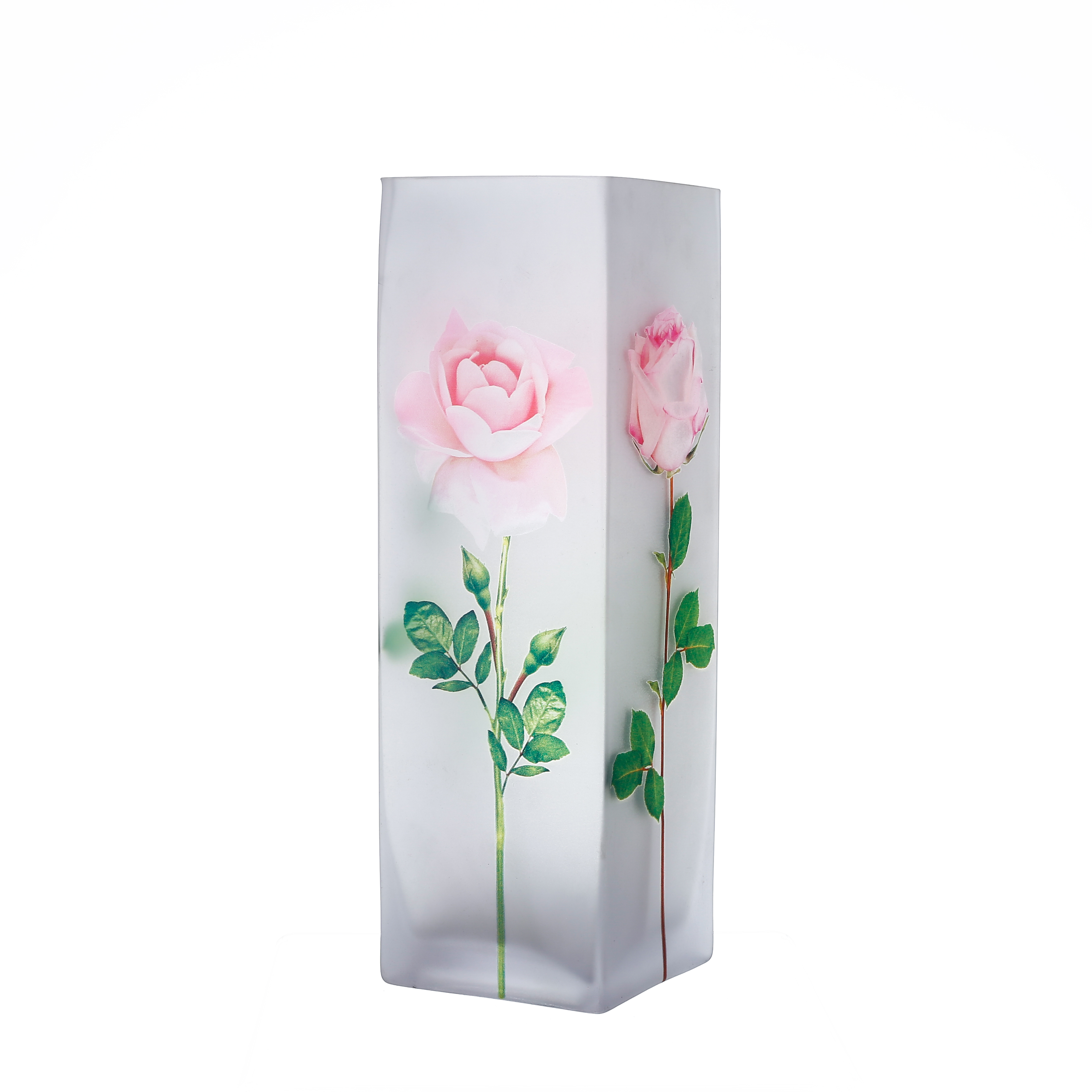 86030	 L3.5"W3.5"H11" - GLASS VASE