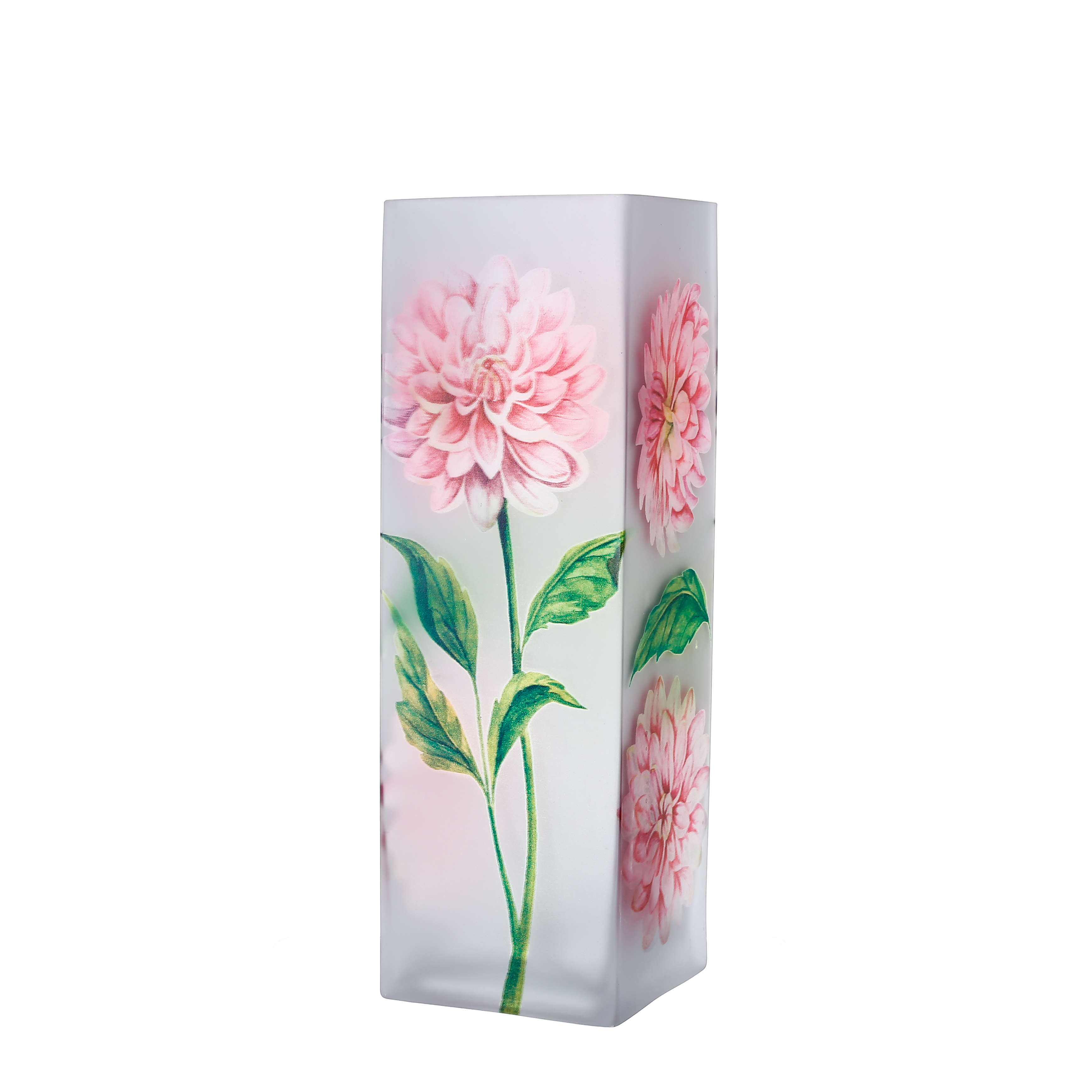 86029	 L3.5"W3.5"H11" - GLASS VASE