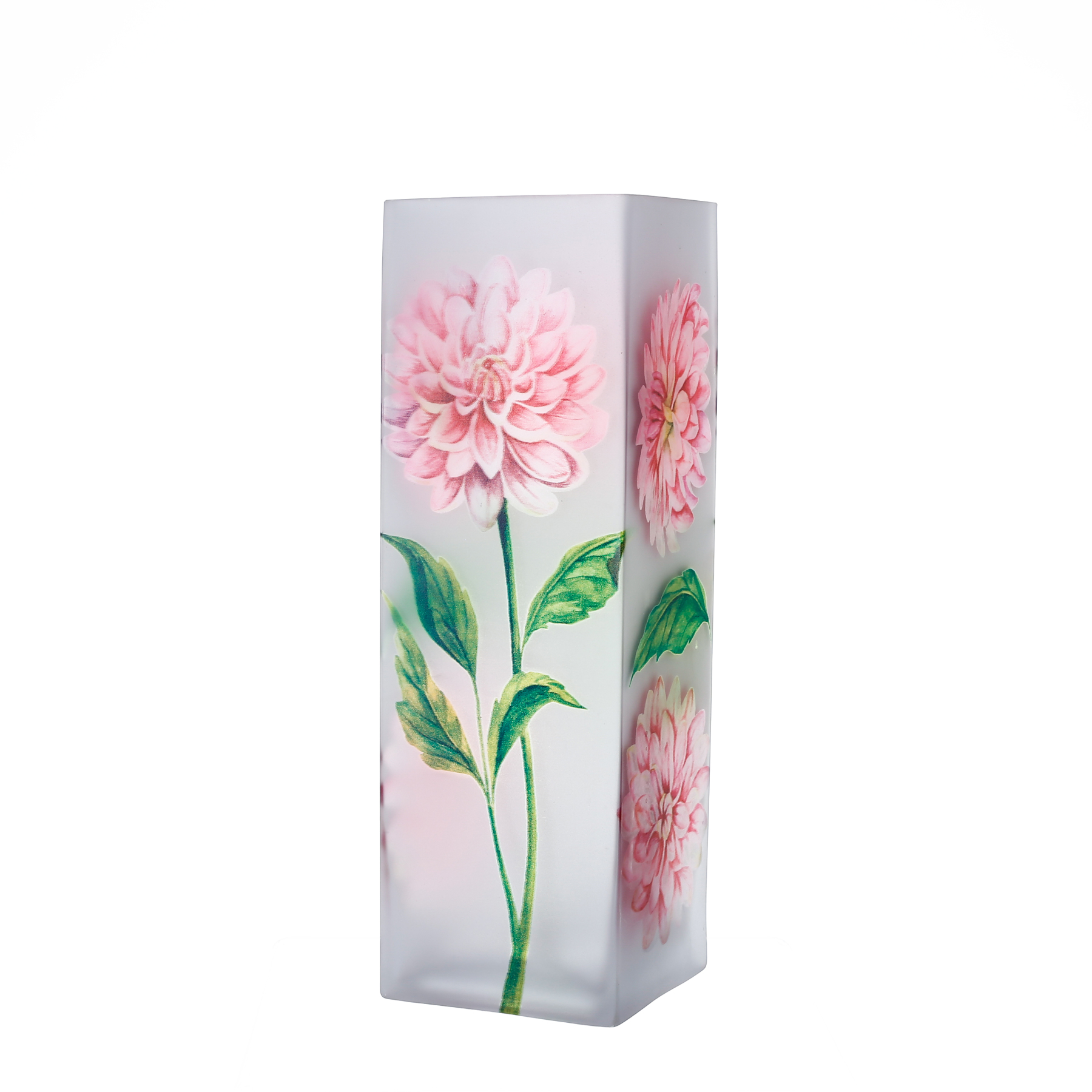 86029	 L3.5"W3.5"H11" - GLASS VASE