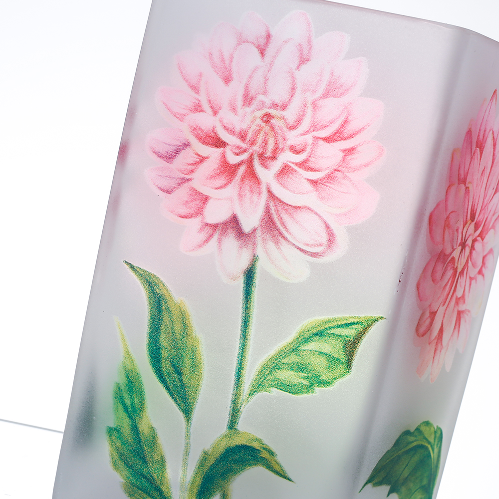 86025	 *L3.5"W3.5"H6.3" - GLASS VASE