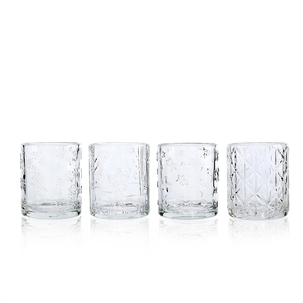 94219ASST-1 D3.5"H4" - GLASS VASE