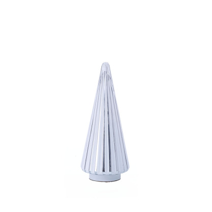 39204	 D6.3"H14.6" - GLASS CHRISTMAS TREE