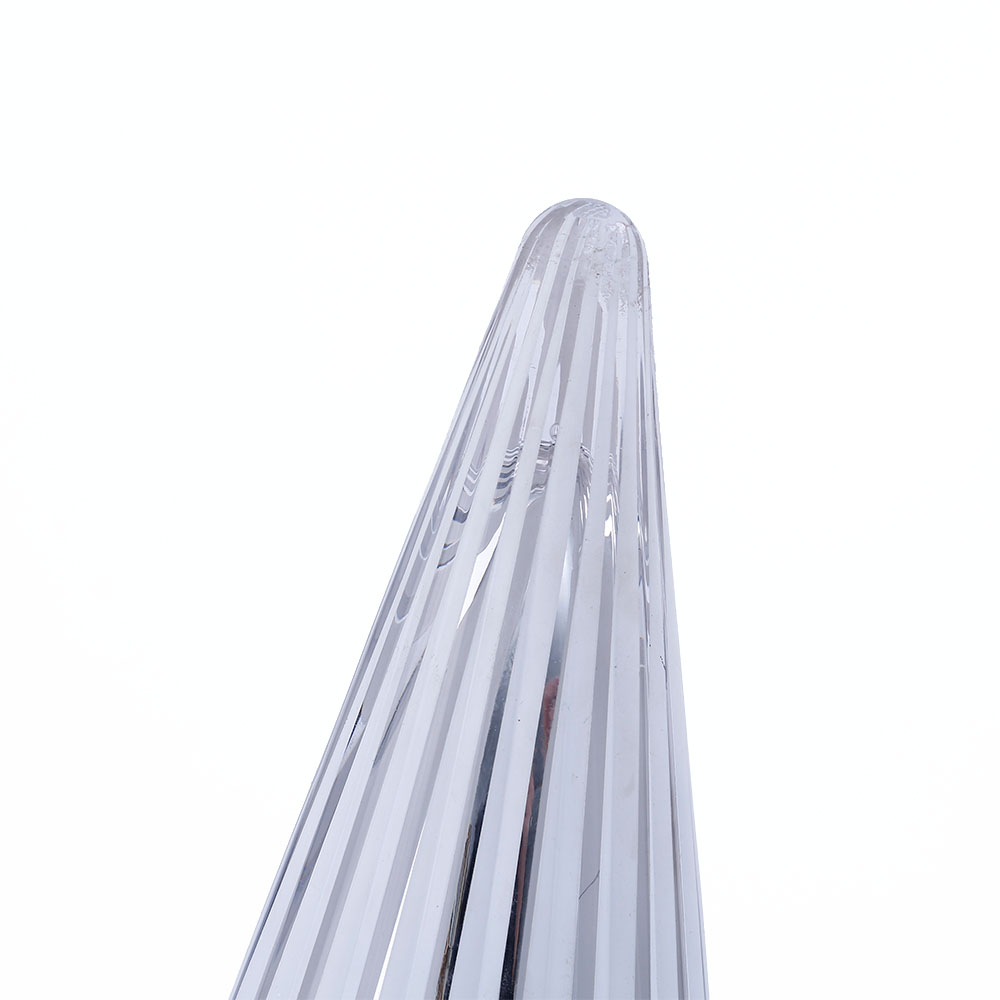39204	 D6.3"H14.6" - GLASS CHRISTMAS TREE
