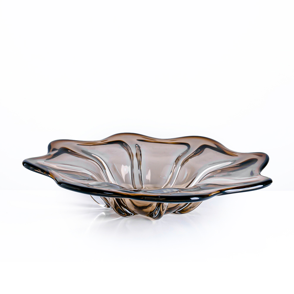 49667	 D13.8"H2.8" - GLASS BOWL