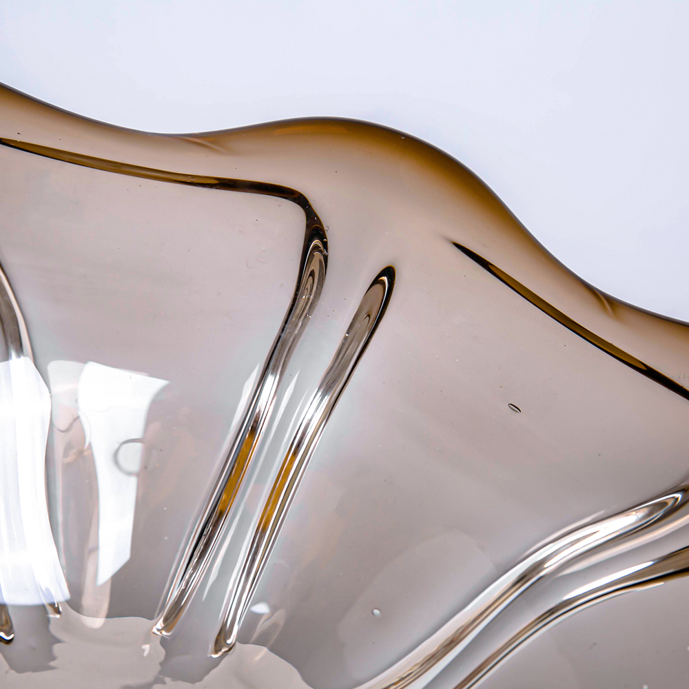 49667	 D13.8"H2.8" - GLASS BOWL
