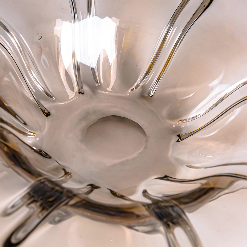 49667	 D13.8"H2.8" - GLASS BOWL