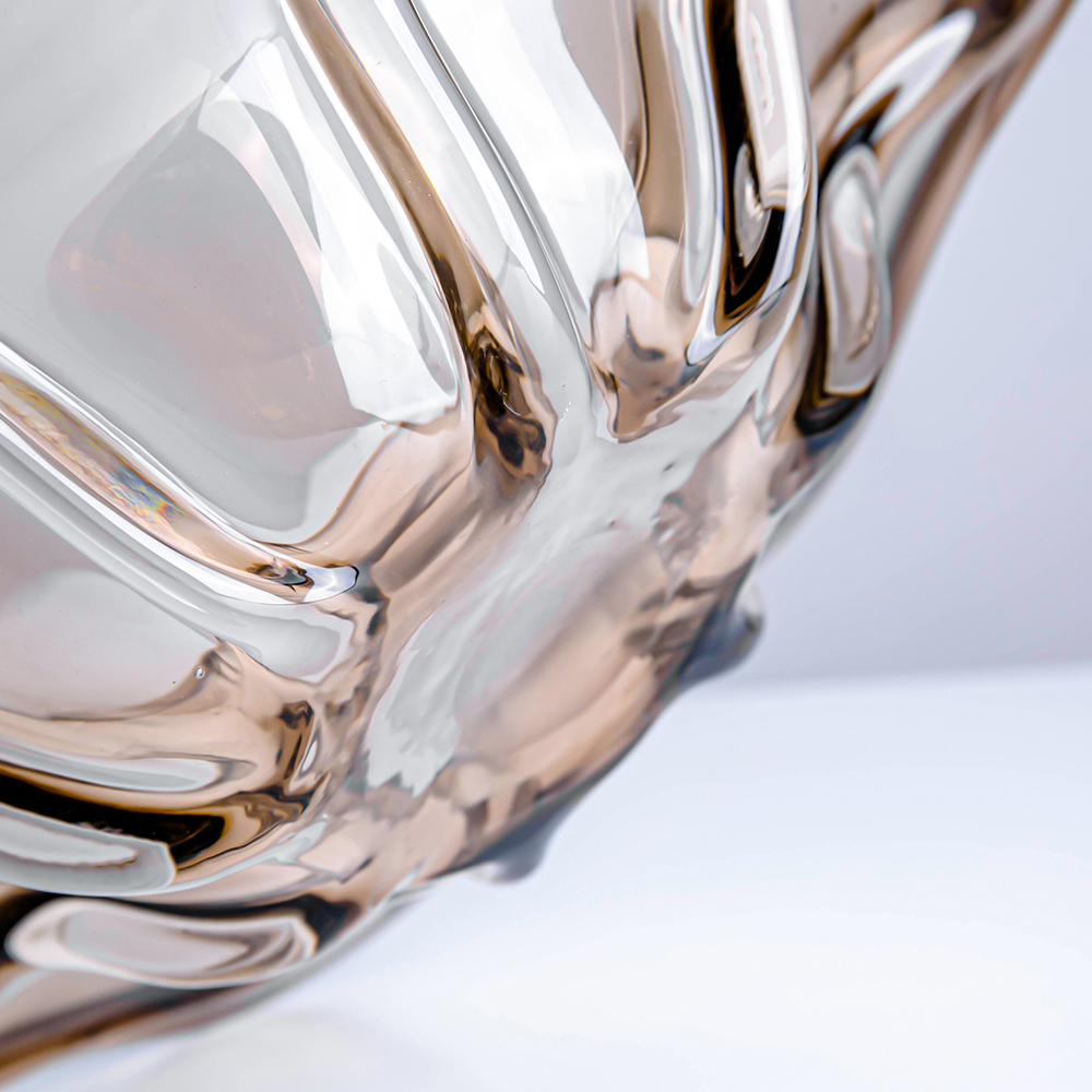 49667	 D13.8"H2.8" - GLASS BOWL