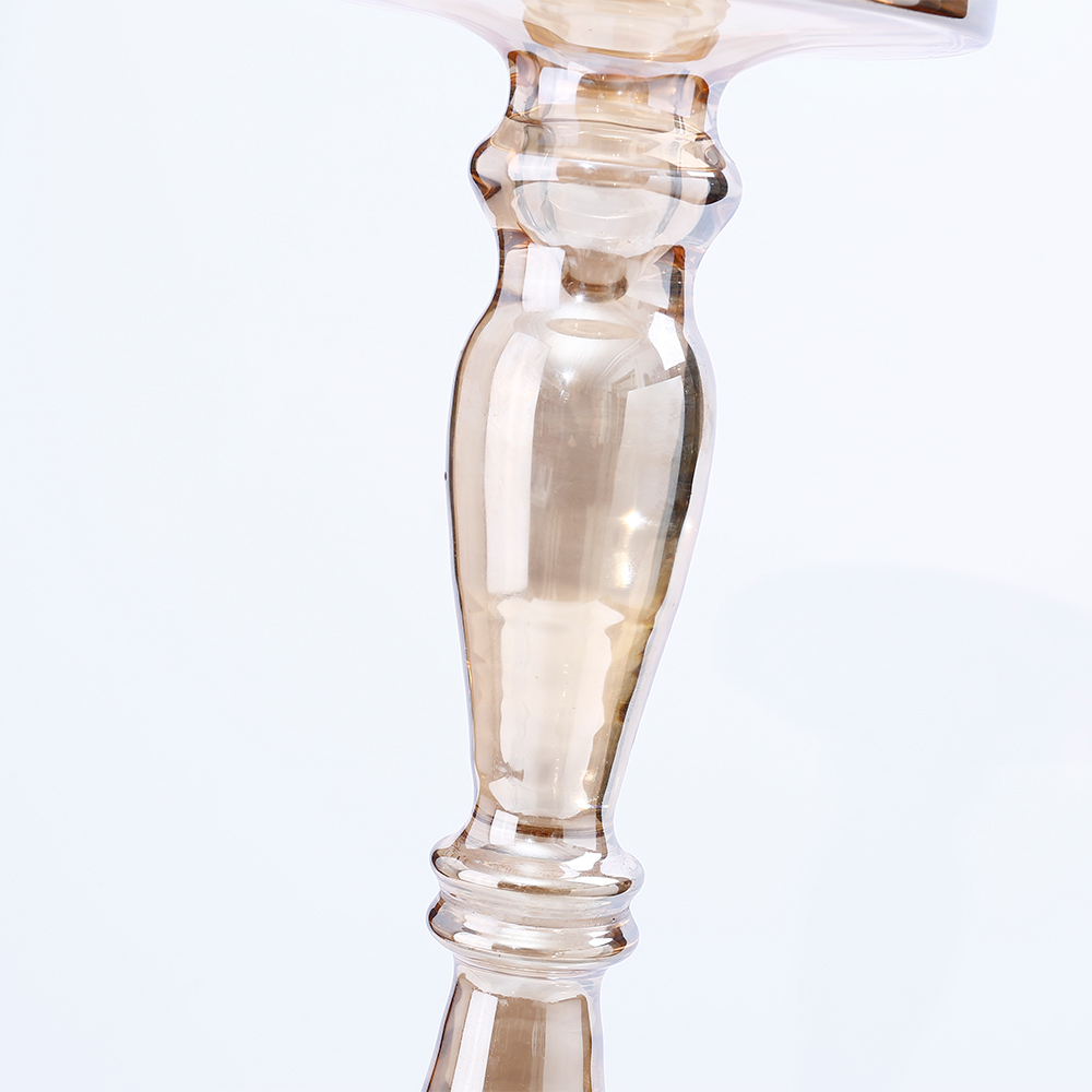 39148	 D5.1"H13.8" - GLASS CANDLE HOLDER