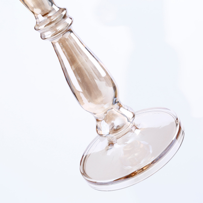 39148	 D5.1"H13.8" - GLASS CANDLE HOLDER