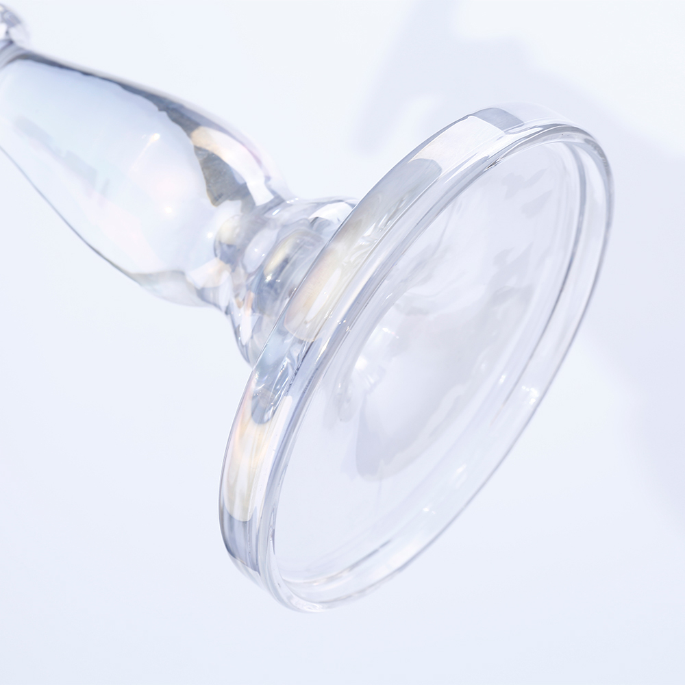 39142 D5.1"H13.8" - GLASS CANDLE HOLDER