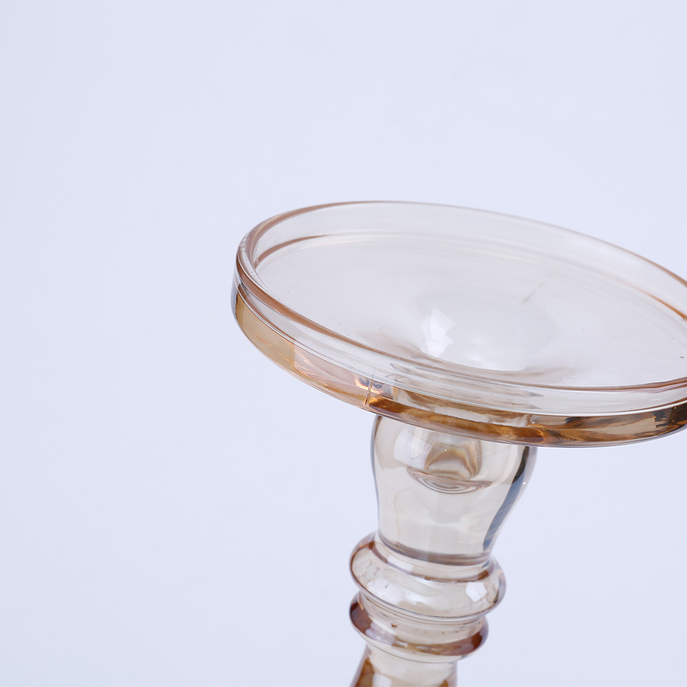 39149	 D5.1"H10.6" - GLASS CANDLE HOLDER
