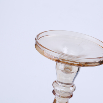 39149	 D5.1"H10.6" - GLASS CANDLE HOLDER