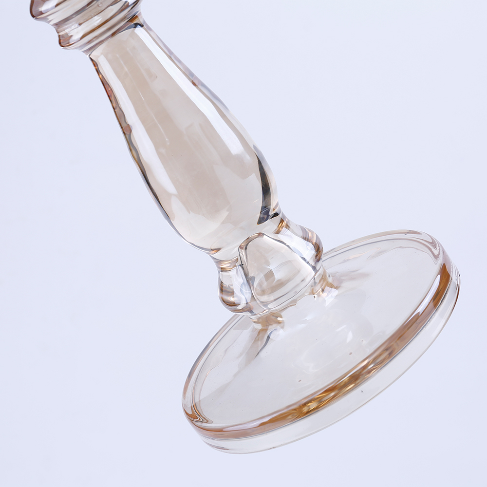 39149	 D5.1"H10.6" - GLASS CANDLE HOLDER