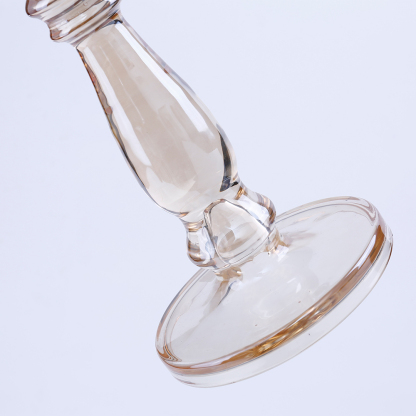 39149	 D5.1"H10.6" - GLASS CANDLE HOLDER