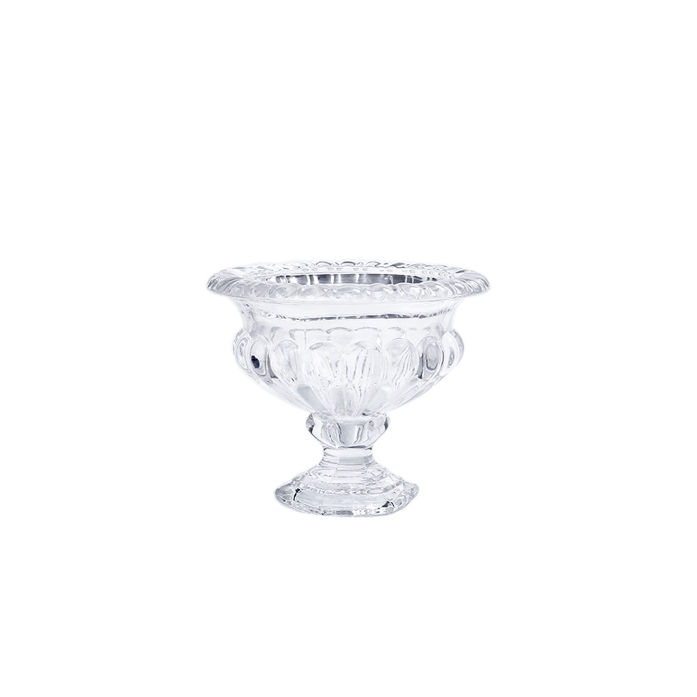 74122	 D8"H6.5" - GLASS VASE