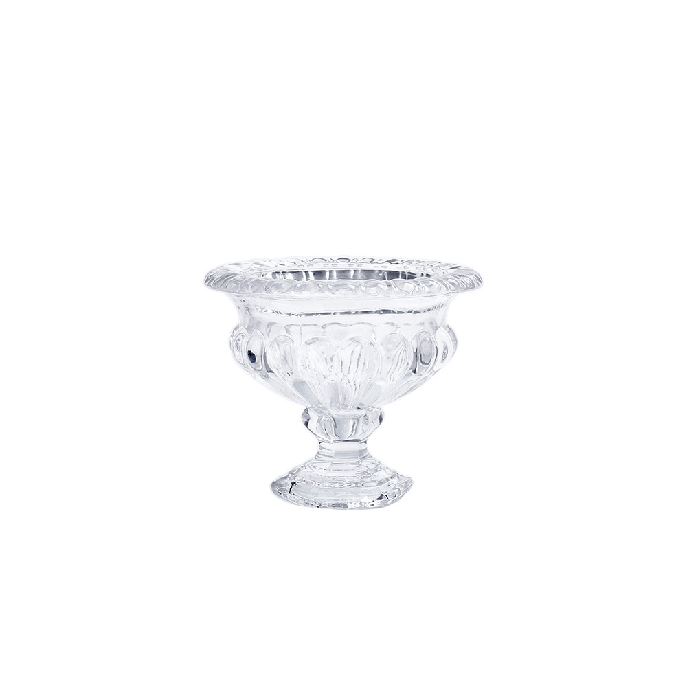 74122	 D8"H6.5" - GLASS VASE