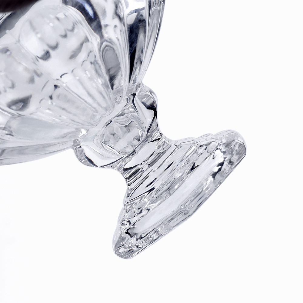 74122	 D8"H6.5" - GLASS VASE