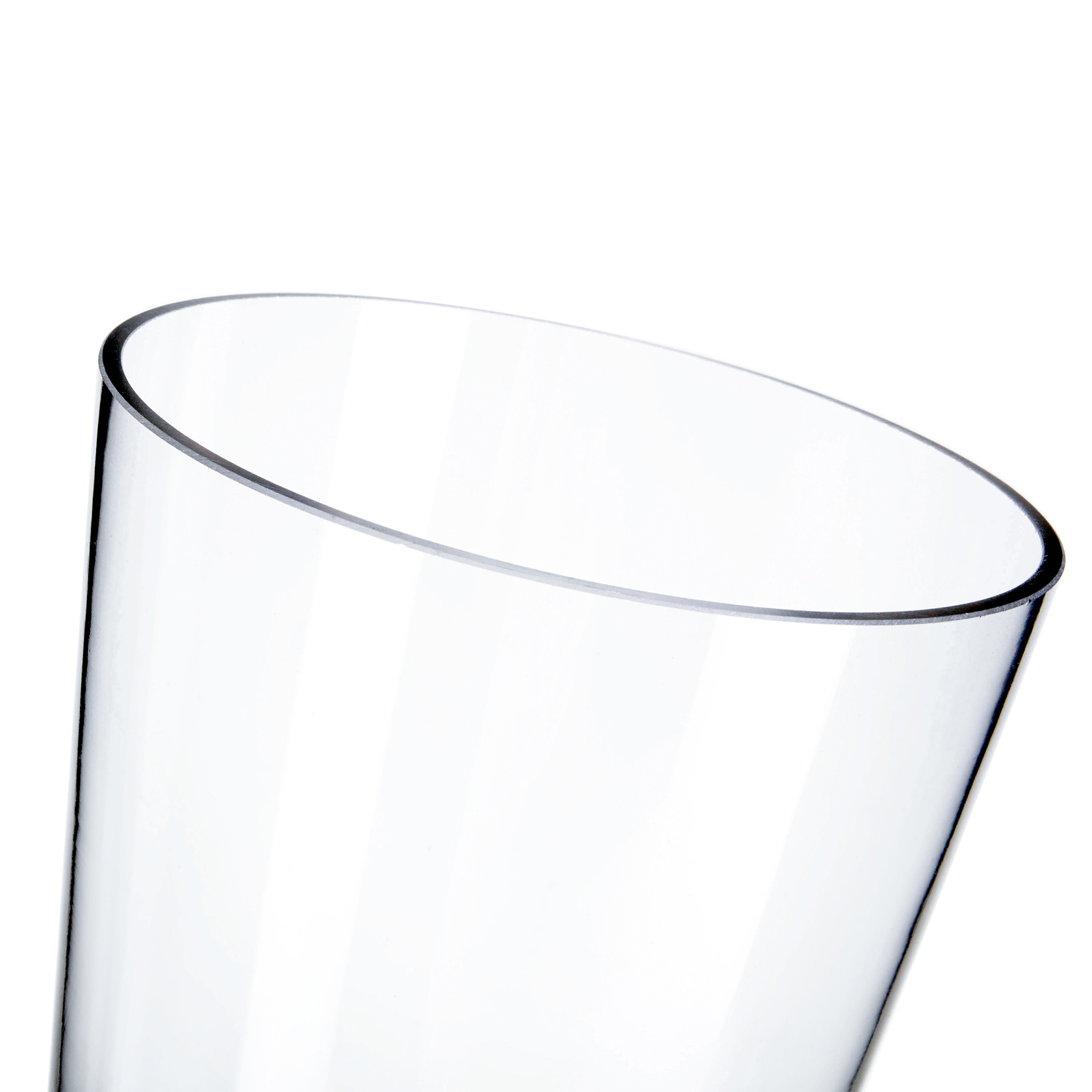 83723	 D6.5"H19" - GLASS APOTHECARY JAR WITH LID