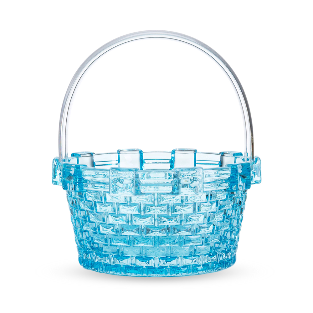 68212S-B	 D6"H7.5" - GLASS BASKET