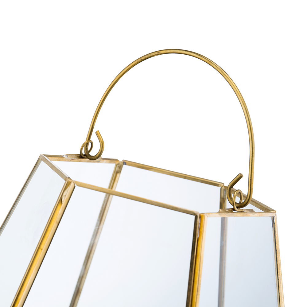 60039	 L9"W8.5"H12" - HANGING GEOMETRIC TERRARIUM