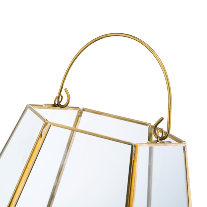 60039	 L9"W8.5"H12" - HANGING GEOMETRIC TERRARIUM