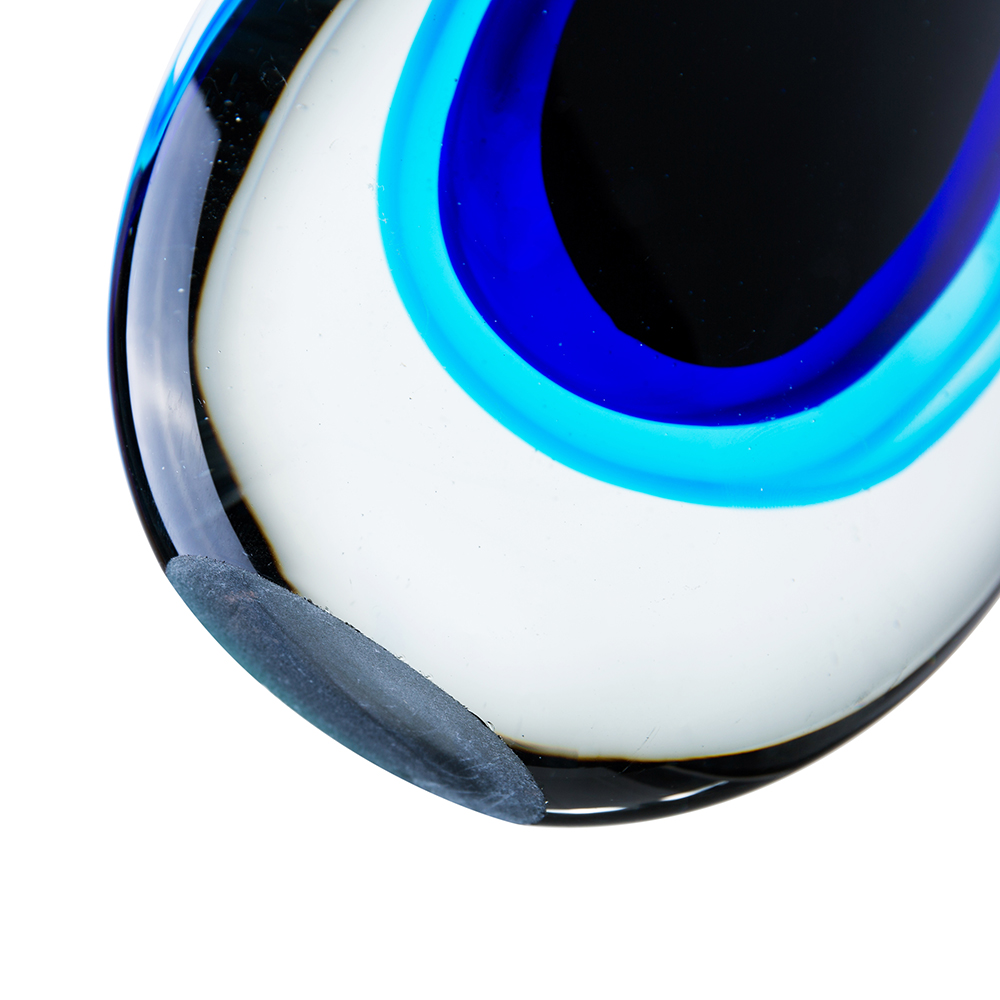 76009	 L5.5"W3"H13" - GLASS SCULPTURE
