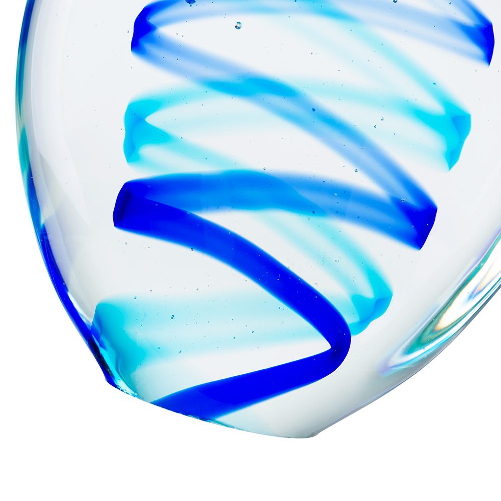 76067	 L5.5"W1.5"H12" - GLASS SCULPTURE