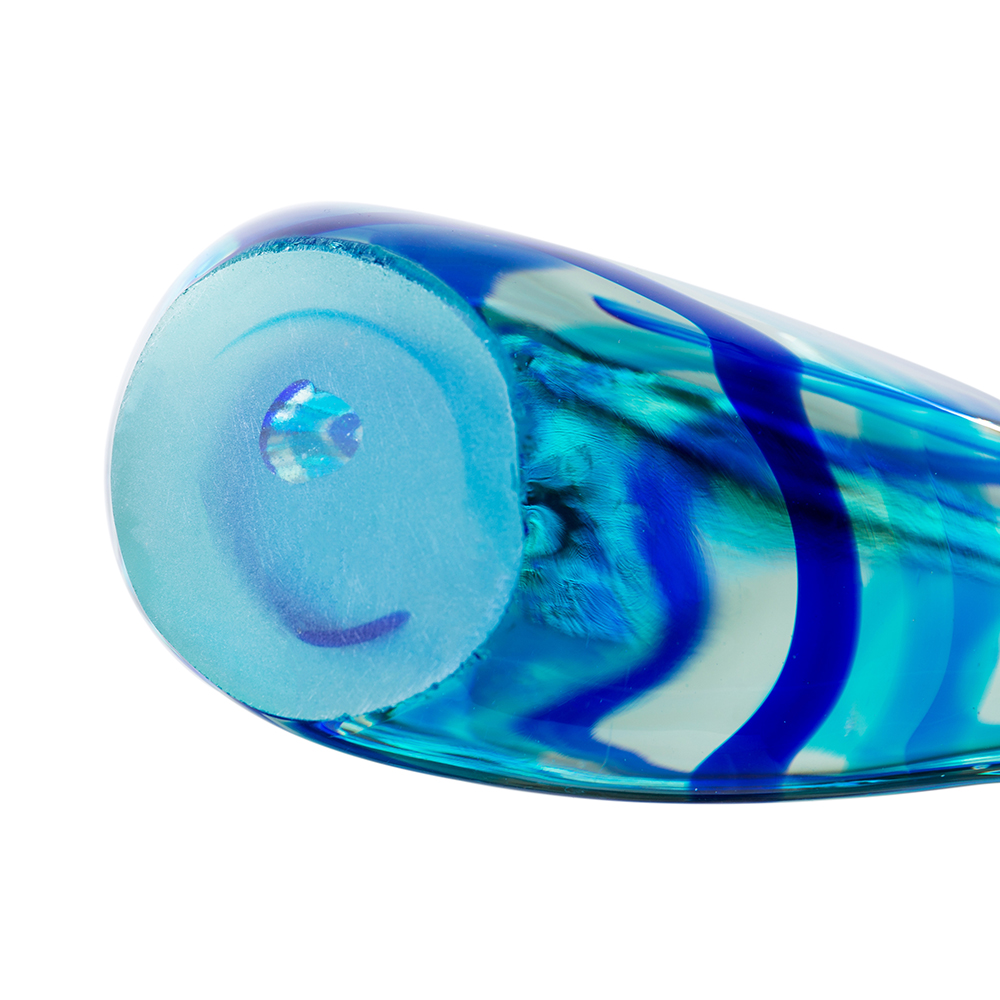 76067	 L5.5"W1.5"H12" - GLASS SCULPTURE