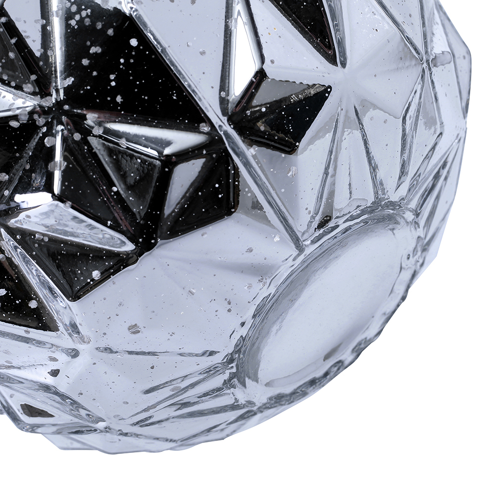 57179	 *D7.5"H7.5" - GLASS VASE