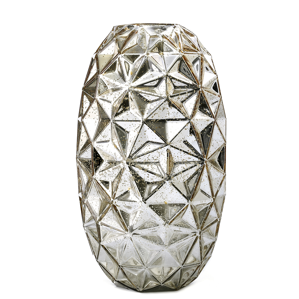 *D8"H13.5" - MERCURY VASE