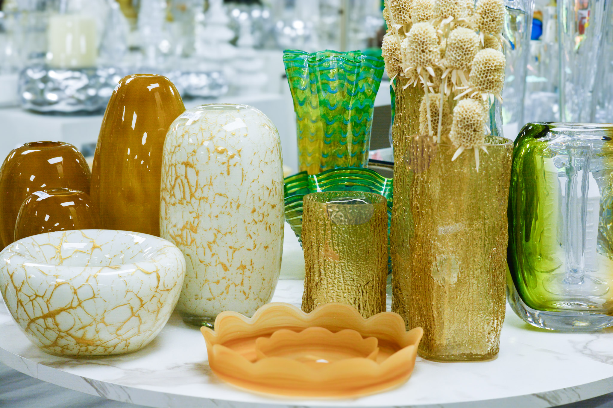 Colored Vases