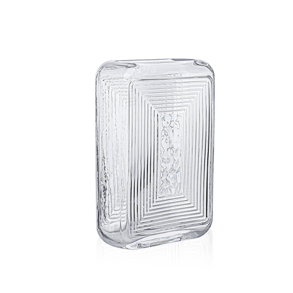 L5.5"W2.8H7.9" - GLASS VASE