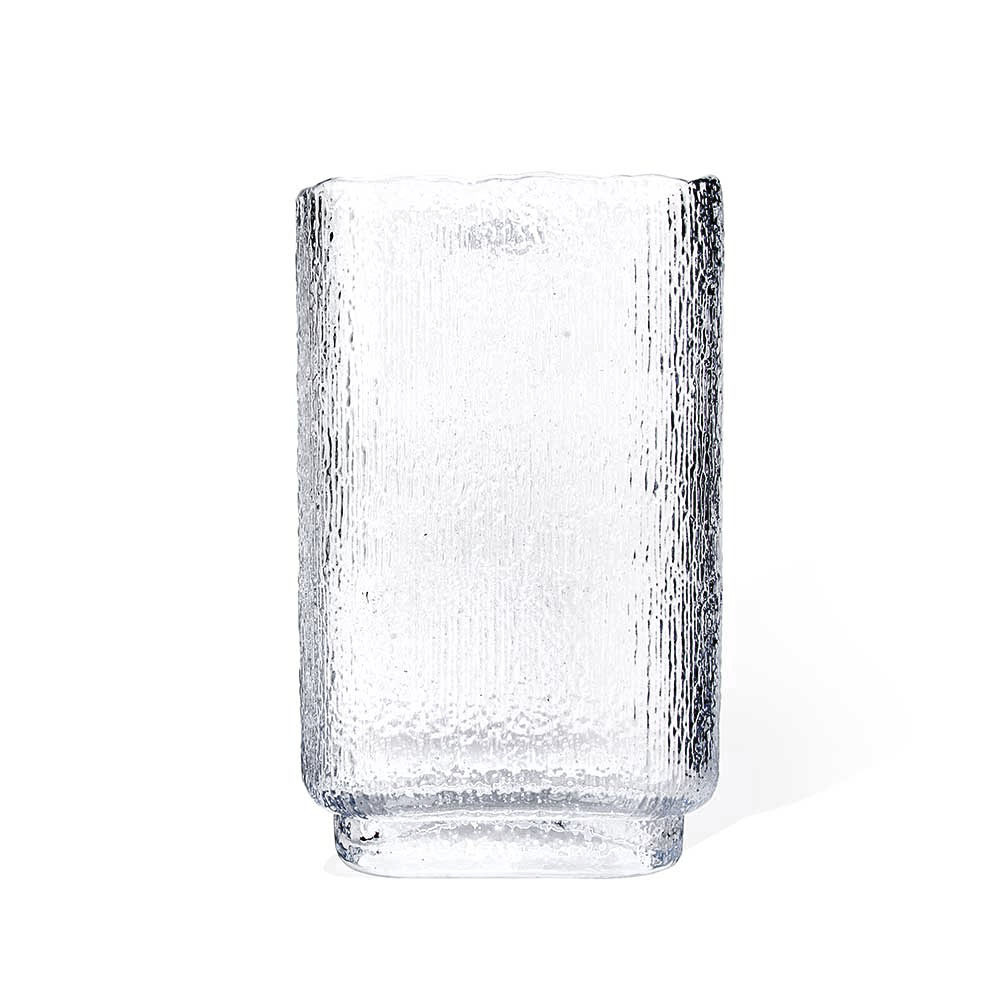 GA26002	 L7.9W3.1"H12.4" - GLASS VASE
