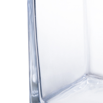 08804C	 L4"W4"H4" - SQUARE GLASS VASE