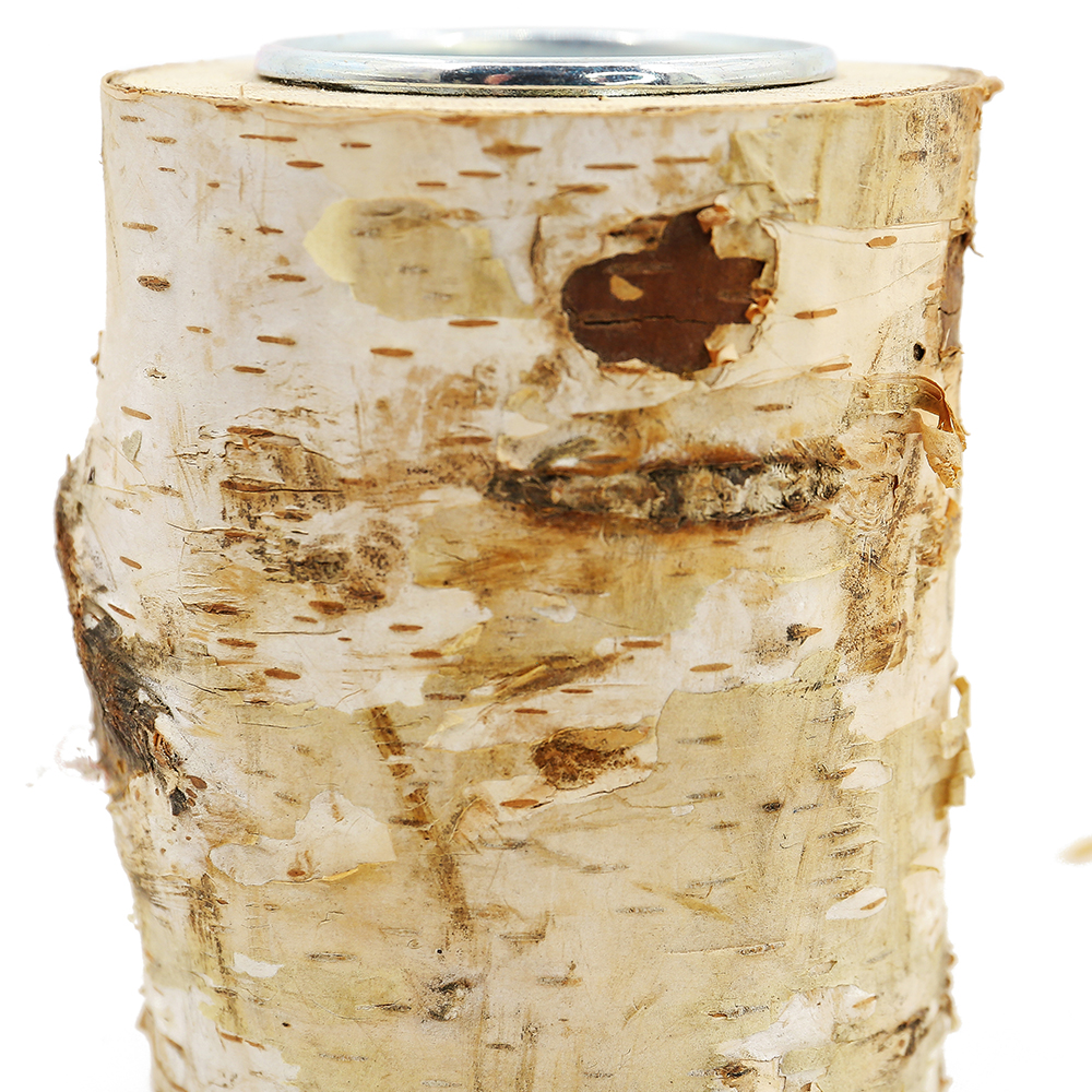31009	 L2.8"W2.4"H3.2" - WOODEN TEA LIGHT CANDLE HOLDER
