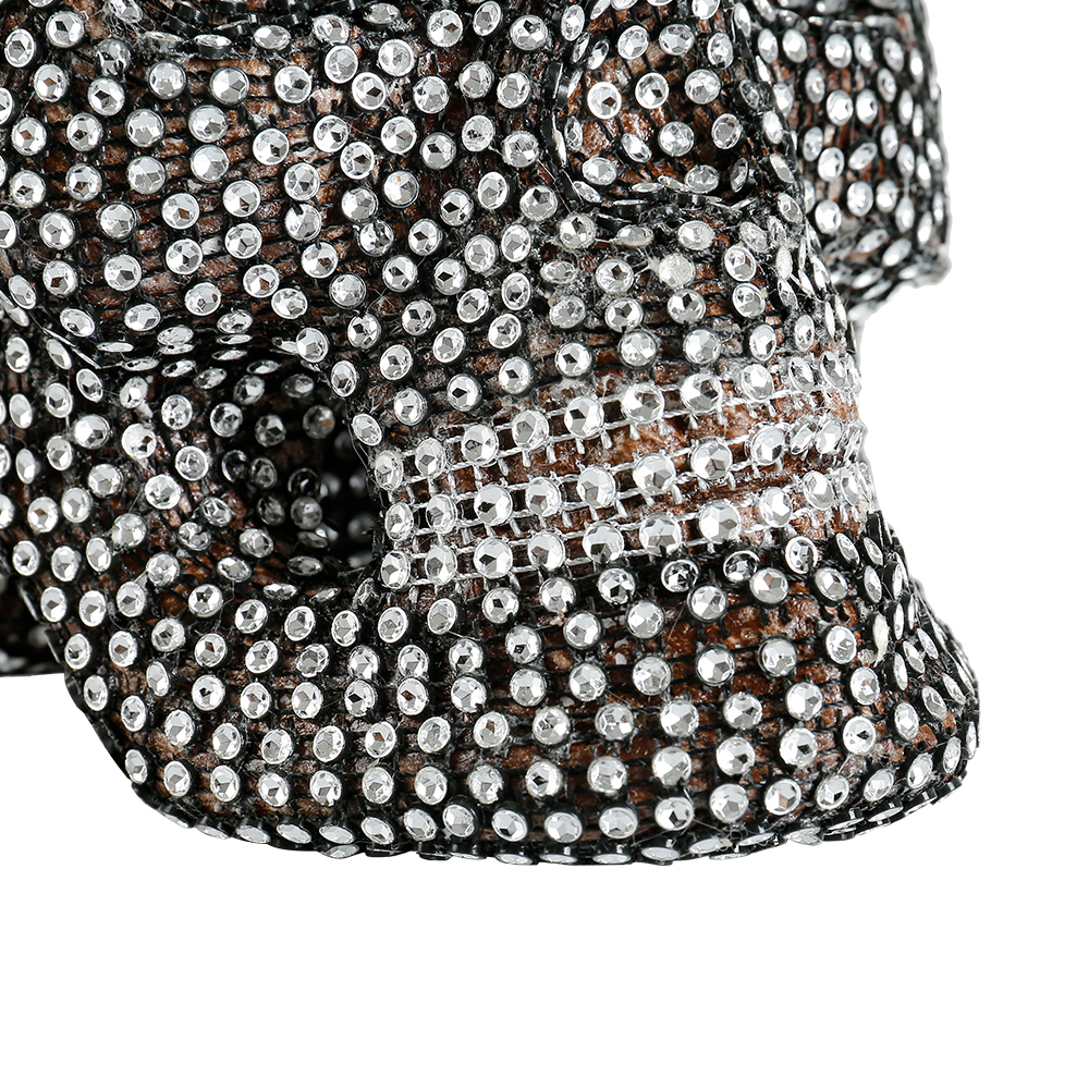 31783	 *L11"W9.1"H7.9" - SPARKLY FOAM SKULL