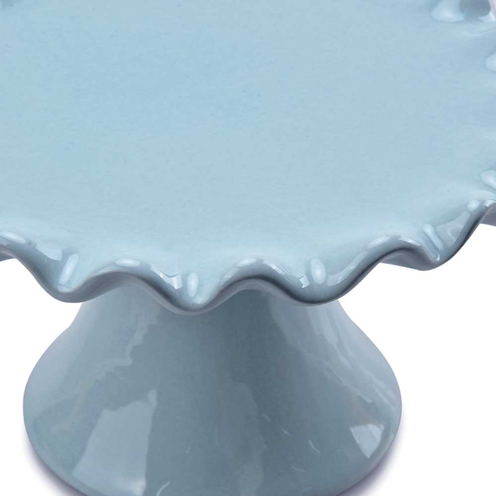 CE07033BL	 D5.4"H3.2" - EASTER CAKE PLATE