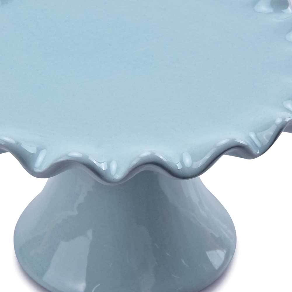 CE07033BL	 D5.4"H3.2" - EASTER CAKE PLATE