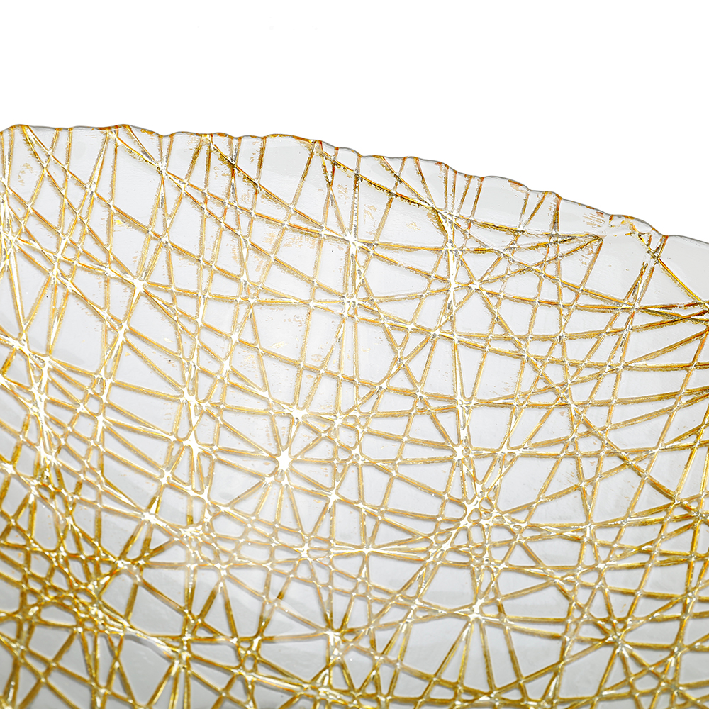 75388	 D9.8"H4.7" - GLASS PEDESTAL BOWL