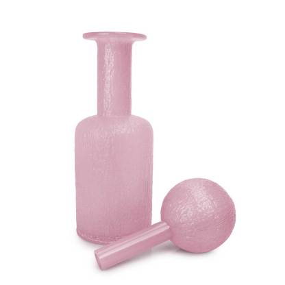 GA26046PK	 D4.7"H15.7" - GLASS BOTTLE WITH LID