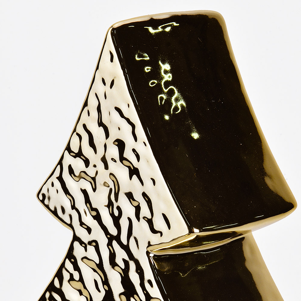 CC09009GD	 L9''W3''H10''CHRISTMAS TREE