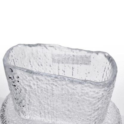 GA26029	 L4.3W2.4"H8.3" - GLASS VASE