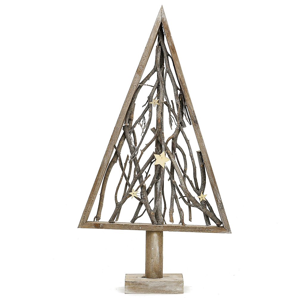 31021	 L11.8W3.5H22.8" - WOOD TREE