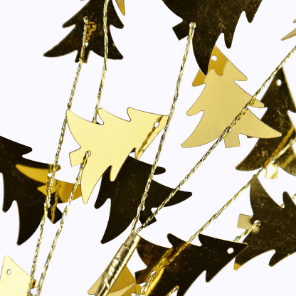 OC18004GD	 L12''W4''H1''CHRISTMAS LEAFS
