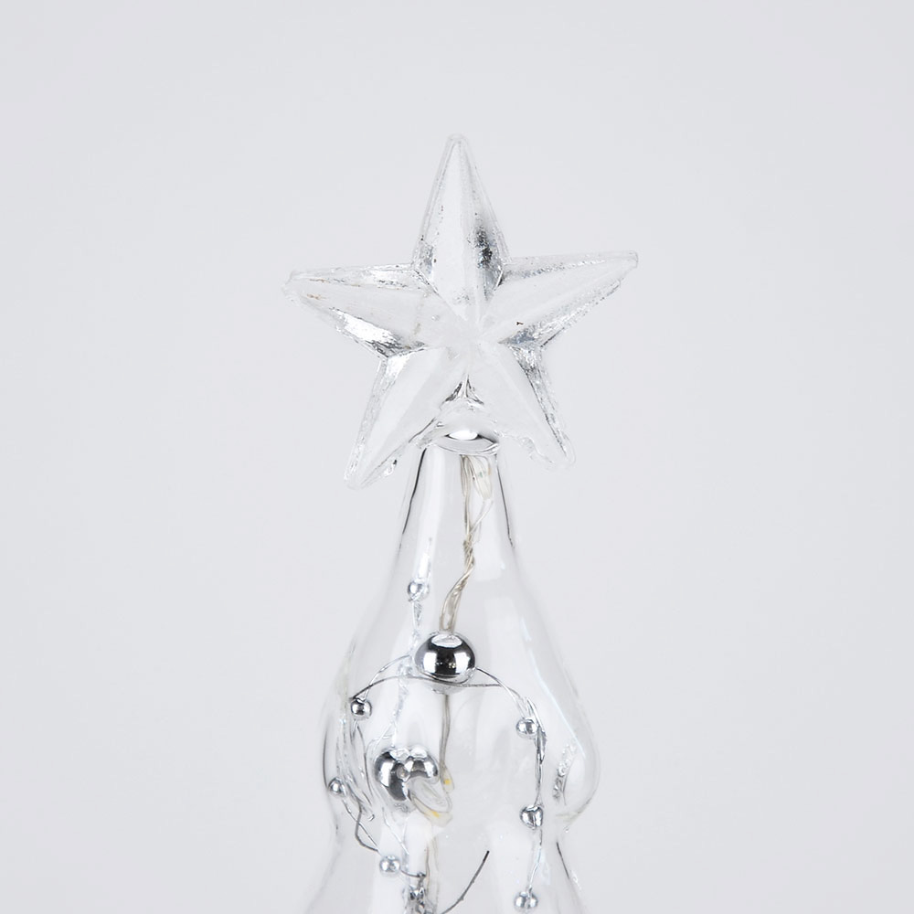 GC30017	 D5''H14''CHRISTMAS TREE WITH LED