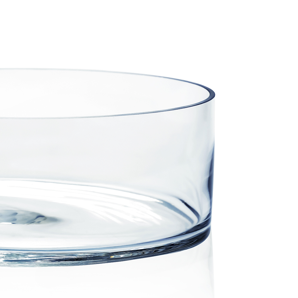 89011	 D8.5"H3" - CLEAR GLASS CYLINDER VASE